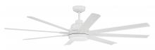  RSH65W8 - 65" Rush in White w/ White Blades