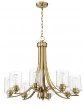  50528-SB - Bolden 8 Light Chandelier in Satin Brass