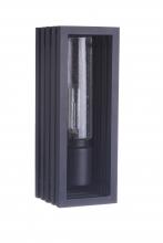  ZA2800-TB - Carmel 1 Light Small Outdoor Wall Lantern in Textured Black