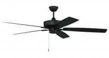 Craftmade OS60ESP5 - Outdoor Super Pro 60 60" 5-Blade Indoor/Outdoor (Wet) Ceiling Fan in Espresso w/ Espresso Blades