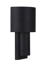 Craftmade ZA5102-MN-LED - Midtown 1 Light Small Outdoor 2 Tiered LED Wall Mount in Midnight