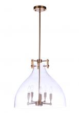 Craftmade 55895-SB - Chardonnay 5 Light Pendant in Satin Brass