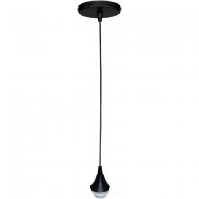  CPM-MBK - Design-A-Fixture 1 Light Mini Pendant Hardware in Matte Black