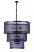 Craftmade 58992-FB - Mesh 12 Light Pendant in Flat Black