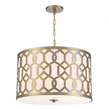  2266-AG - Libby Langdon Jennings 5 Light Aged Brass Chandelier