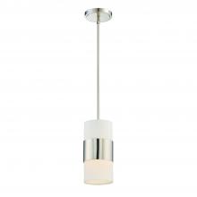  290-PN - Libby Langdon Grayson 1 Light Polished Nickel Mini Pendant