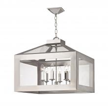  6056-PN - Brian Patrick Flynn Hurley 6 Light Polished Nickel Lantern Chandelier