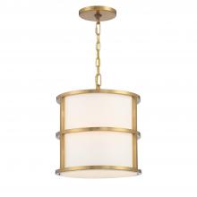  9593-LG - Brian Patrick Flynn Hulton 3 Light Luxe Gold Mini Chandelier