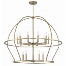  ABB-3029-VG - Abbott 15 Light Vibrant Gold Chandelier