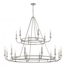  BAI-A2109-PN - Bailey 18 Light Polished Nickel Chandelier