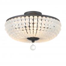  BLA-10660-MK - Bella 3 Light Matte Black Semi Flush Mount