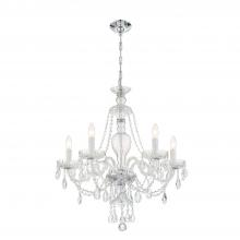  CAN-A1305-CH-CL-MWP - Candace 5 Light Polished Chrome Chandelier