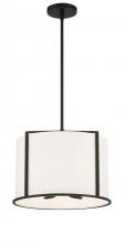  CAR-9204-BK - Carlyn 4 Light Black Mini Chandelier