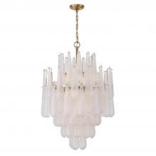  OLL-6006-AG-CL - Ollie 16 Light Aged Brass Chandelier