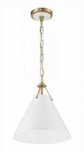  XAV-B8301-VG - Xavier 1 Light Vibrant Gold Mini Pendant