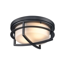  DVP29974BK-OP - Five Points Outdoor 2 Light Flush Mount