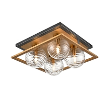  DVP40442BR+GR-RPG - Tropea 4 Light Flush Mount