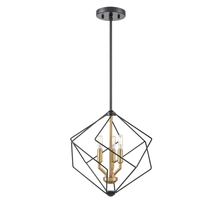  DVP44920BR+EB - Ashoona 3 Light Pendant