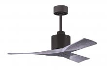  NK-TB-BW-42 - Nan 6-speed ceiling fan in Textured Bronze finish with 42” solid barn wood tone wood blades