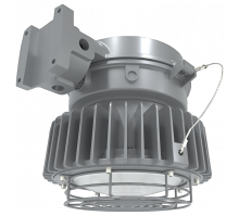  HAZLED120WMFG - HAZARDOUS LOCATION 120W 5000K WALL MOUNT FROST GLOBE GRAY