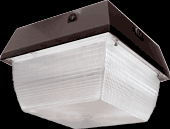  VAN3F42QT/PC - VANDALPROOF 3200 LUMENS VAN3 9 INCH X 9 INCH CEILING MOUNT 42W CFL-QT LAMP 120V PHOTOCELL