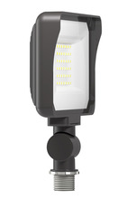  X34-35L-840/120 - Floodlights, 4048 lumens, X34, 35W, knuckle mount, 80CRI 4000K, bronze, 120V