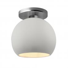  CER-6353-BIS-NCKL - Medium Globe Semi-Flush