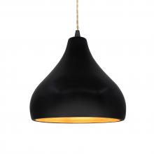 Justice Design Group CER-6563-CBGD-MBLK-BEIG-TWST - Medium Droplet 1-Light Pendant