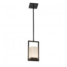  FSN-7515W-OPAL-MBLK - Laguna 1-Light LED Outdoor Mini-Pendant