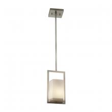  FSN-7515W-OPAL-NCKL - Laguna 1-Light LED Outdoor Mini-Pendant