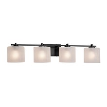  FSN-8444-30-FRCR-MBLK - Era 4-Light Bath Bar