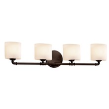  FSN-8464-30-OPAL-DBRZ - Bronx 4-Light Bath Bar