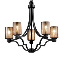  FSN-8500-10-OPAL-NCKL - Argyle 5-Light Chandelier