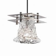  GLA-8165-20-LACE-NCKL-BKCD - Metropolis 1-Light Small Pendant (2 Flat Bars)