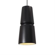  CER-6430-CRB-NCKL-BKCD-LED1-700 - Small Cone 1-Light LED Pendant