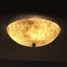 Justice Design Group CLD-9671-25-ABRS - 18" Semi-Flush Bowl w/ GU24-LED Lamping