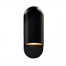 Justice Design Group CER-5620-CRB - Small ADA Capsule Wall Sconce