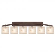 Justice Design Group ALR-8596-55-DBRZ-LED6-4200 - Archway 6-Light LED Bath Bar