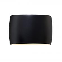  CER-8899-CRB - Wide ADA Large Oval Wall Sconce - Open Top & Bottom