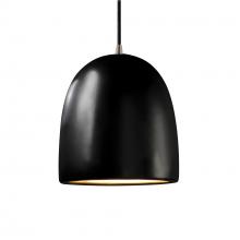  CER-9615-CRB-NCKL-BKCD-LED1-700 - Large Bell LED Pendant