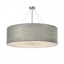  FAB-9599-GRAY-NCKL - Classic 60" Drum Pendant