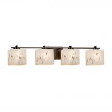 Justice Design Group FAL-8444-55-DBRZ - Era 4-Light Bath Bar