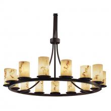  FAL-8715-10-DBRZ - Dakota 15-Light 1-Tier Ring Chandelier