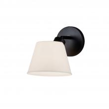  FSN-8071-OPAL-MBLK - Envoy 1-Light Wall Sconce