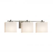  FSN-8443-55-OPAL-NCKL - Era 3-Light Bath Bar