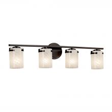  FSN-8454-10-WEVE-DBRZ - Atlas 4-Light Bath Bar