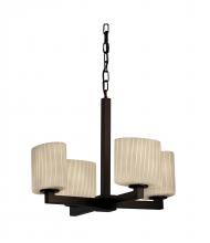  FSN-8829-30-RBON-DBRZ - Modular 4-Light Chandelier