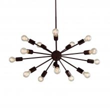  NSH-8024-DBRZ - Axion 33" Chandelier