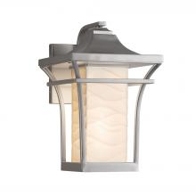  PNA-7521W-WAVE-NCKL-LED1-700 - Summit Small 1-Light LED Outdoor Wall Sconce