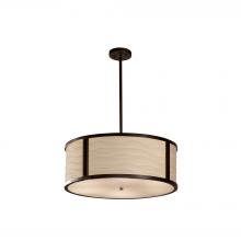  PNA-9542-WAVE-DBRZ - Tribeca 24" Drum Pendant